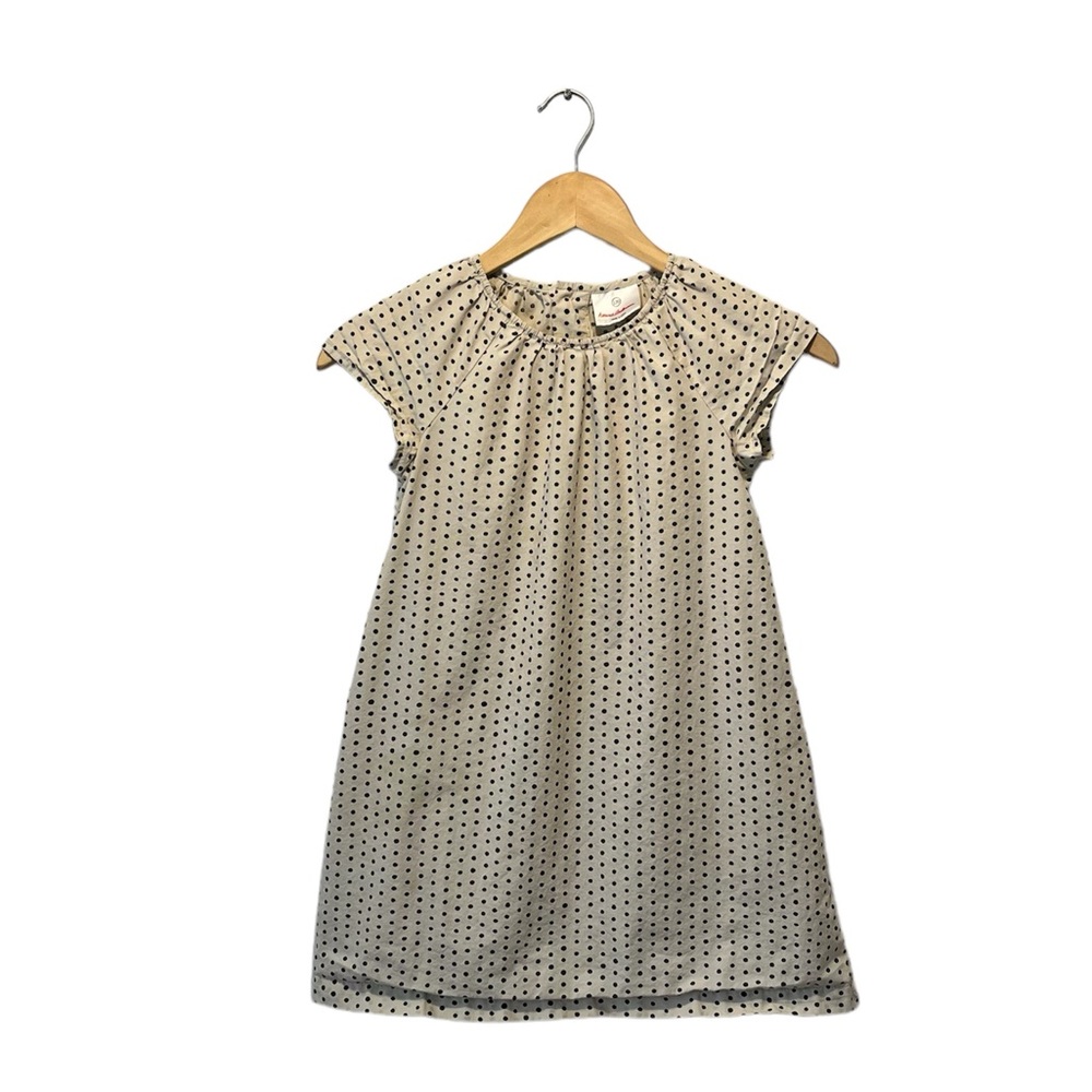 HANNA ANDERSSON polka dot dress girls 120 6-7